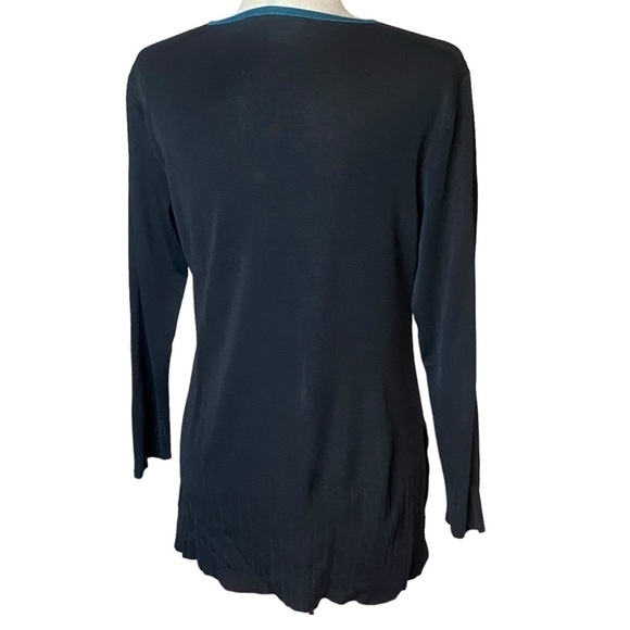 Mistook jersey knit tunic top black size M/L - Picture 3 of 5